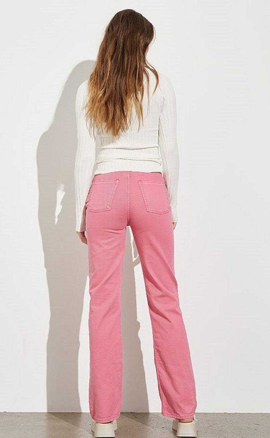 GLOBAL FUNK Global Funk Pants - Jaylen-G - Pink Peony | Trousers & Jeans