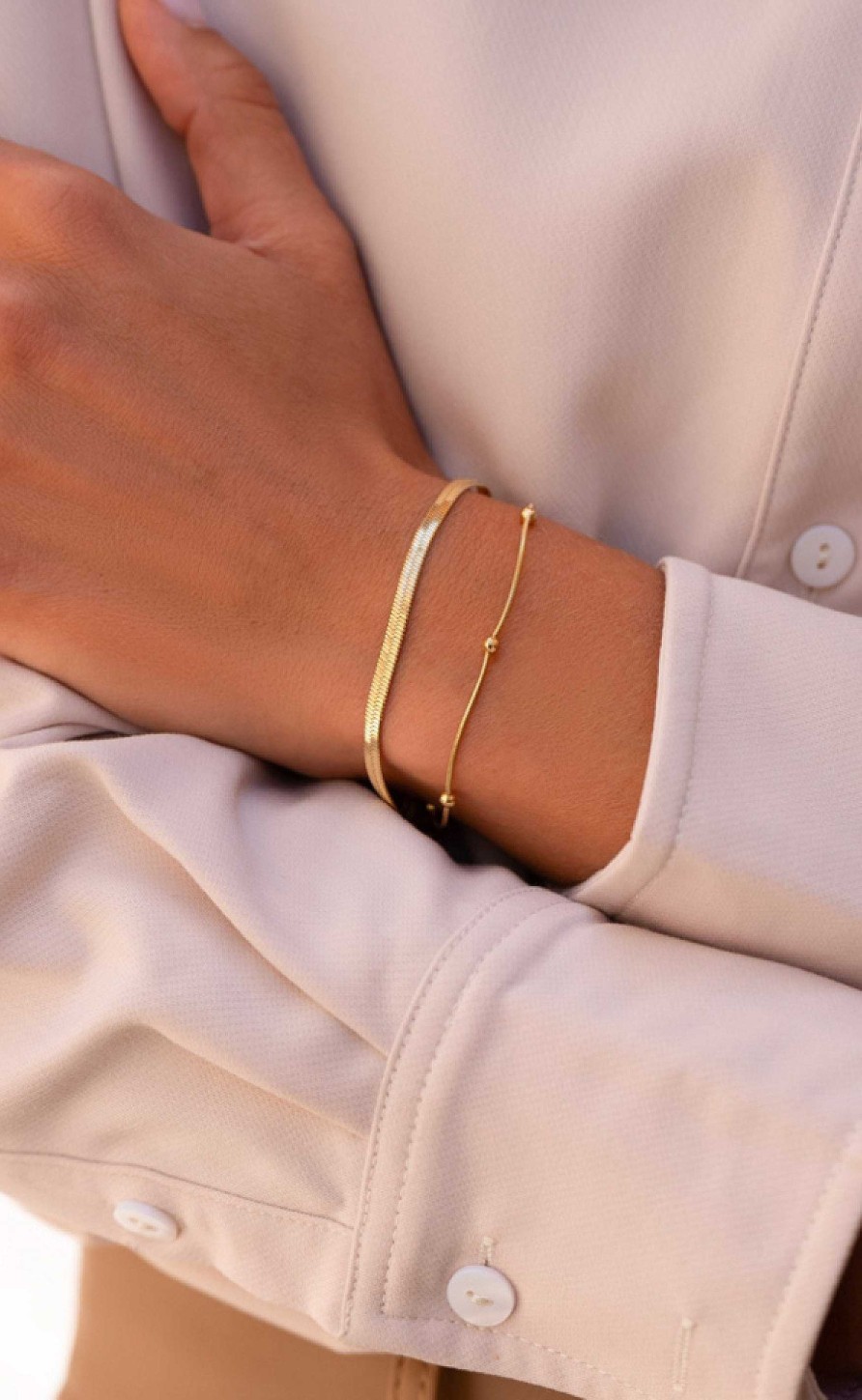 Smykkeli Copenhagen Jewelry Copenhagen Armband - Barcelona - Gold | Jewelry