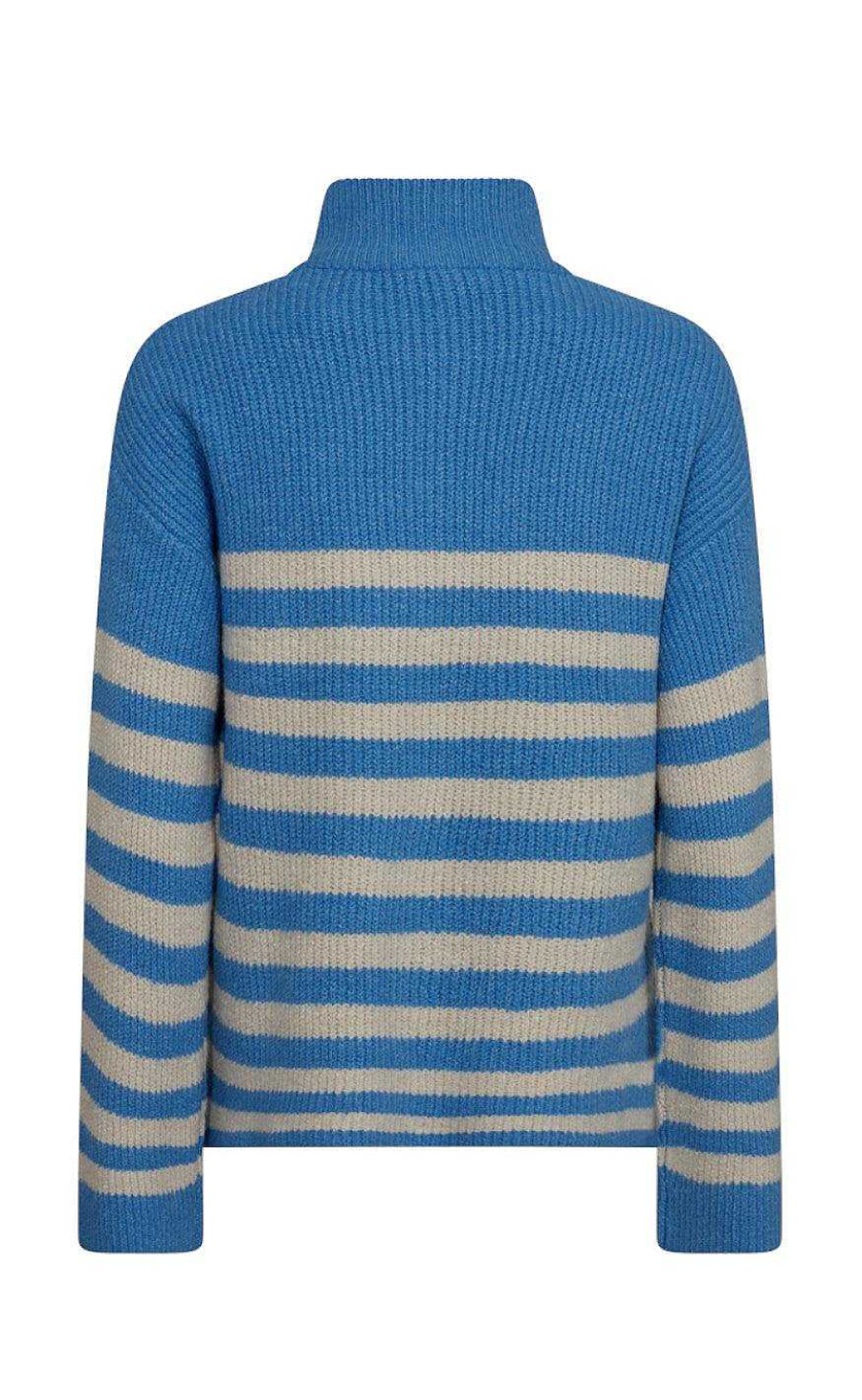 FreeQuent Freequent Pullover - Coxy - Azure Blue W. Moonbeam | Knitwear & Sweat