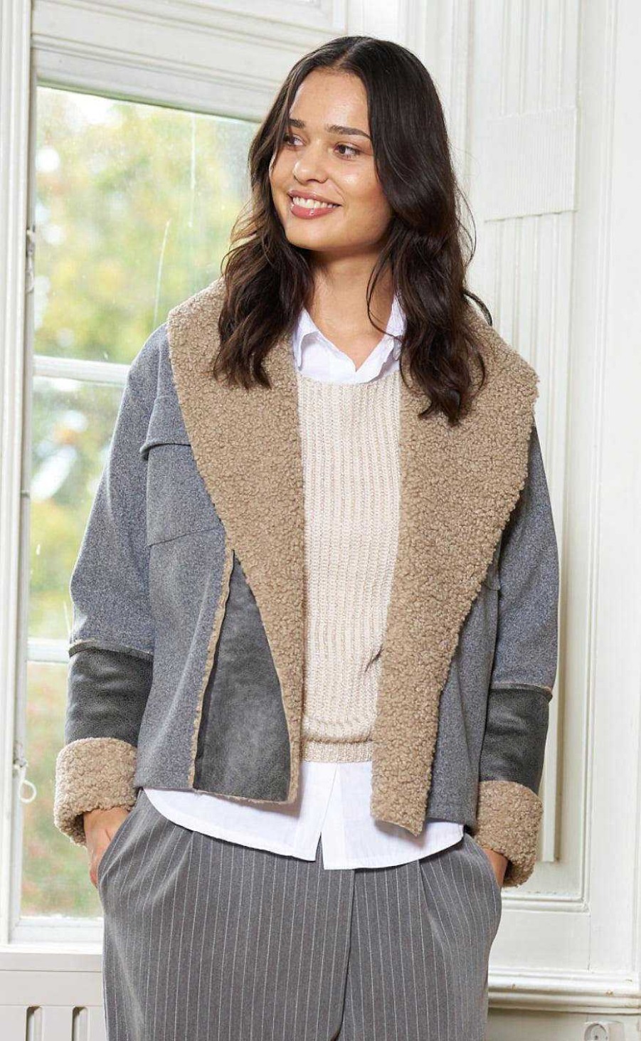 Marta Du Chateau Marta Du Chateau Jacket - 80130 Beth - Grigio | Jackets & Coats