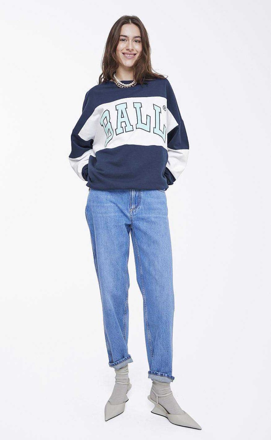 BALL Original Ball Original Sweatshirt - J. Robinson - Ocean | Knitwear & Sweat