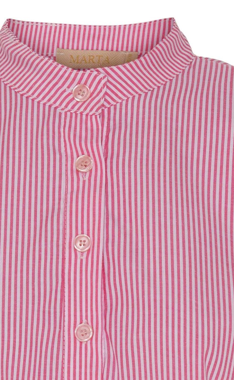 Marta Du Chateau Marta Du Chateau Blouse - 5805 Cila - Fuxia Stripe | Blouses