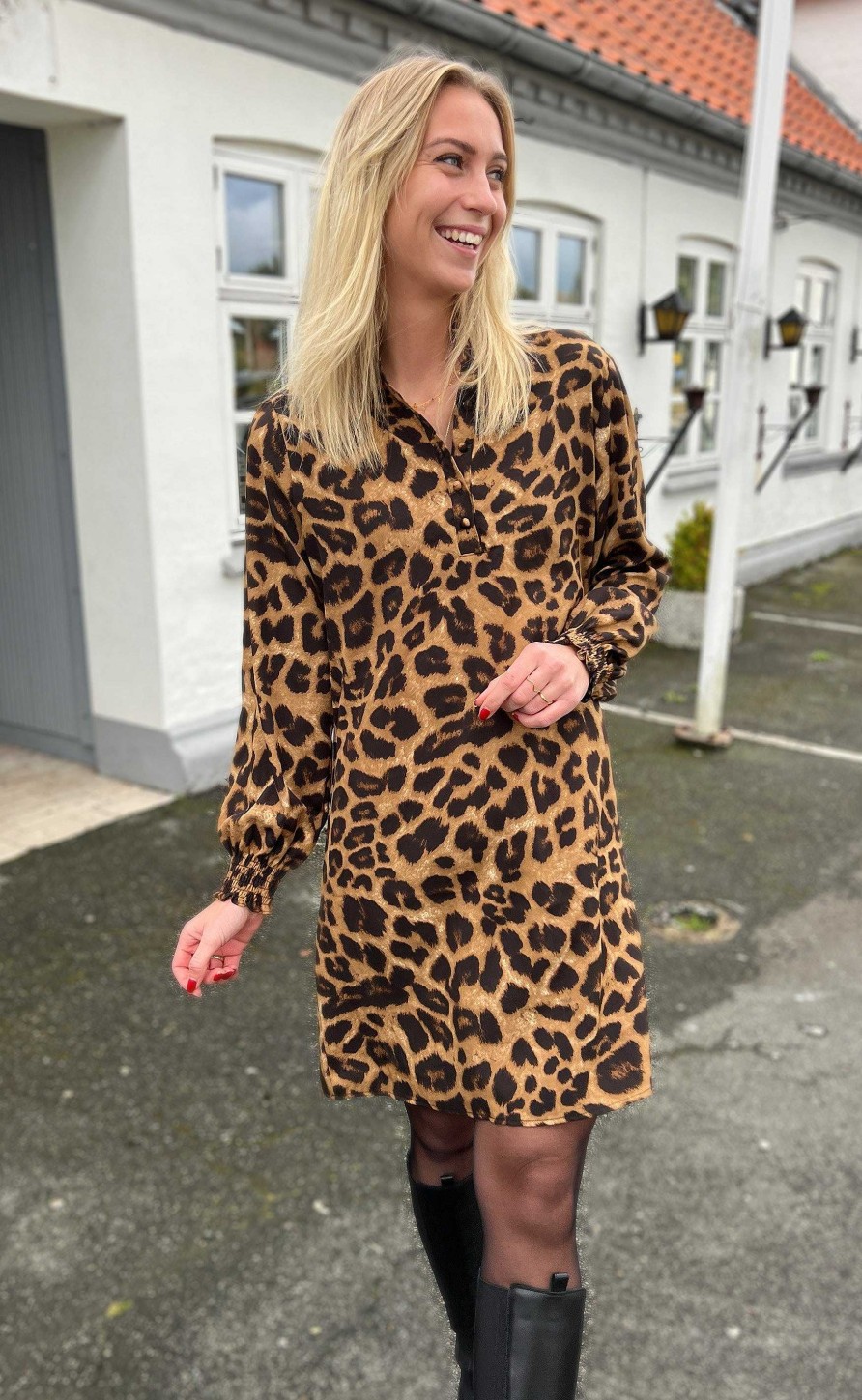 INA Copenhagen Ina Copenhagen Dress - Augusta - Leopard | Dresses