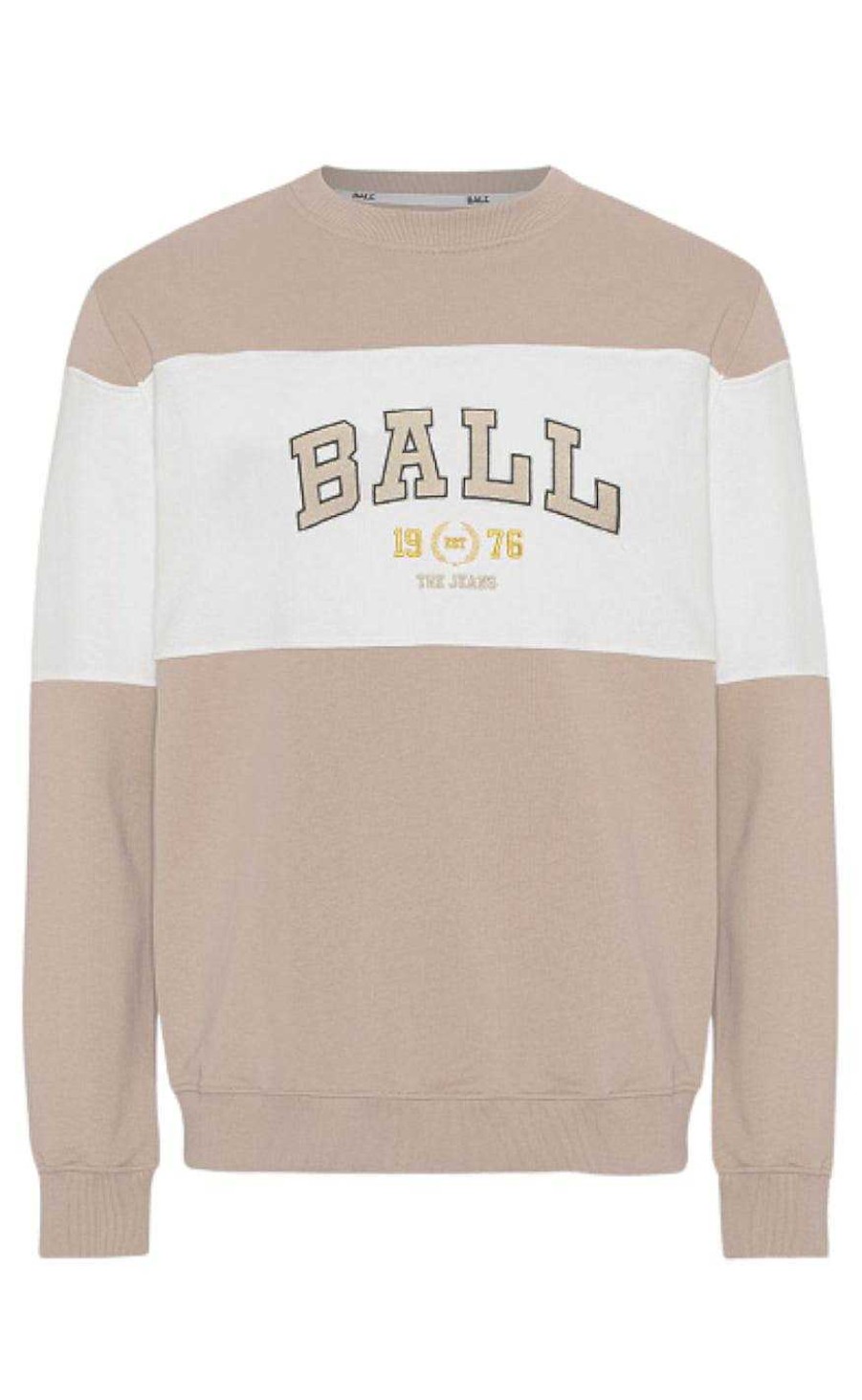 BALL Original Ball Original Sweatshirt - J. Montana - Fossil | Knitwear & Sweat