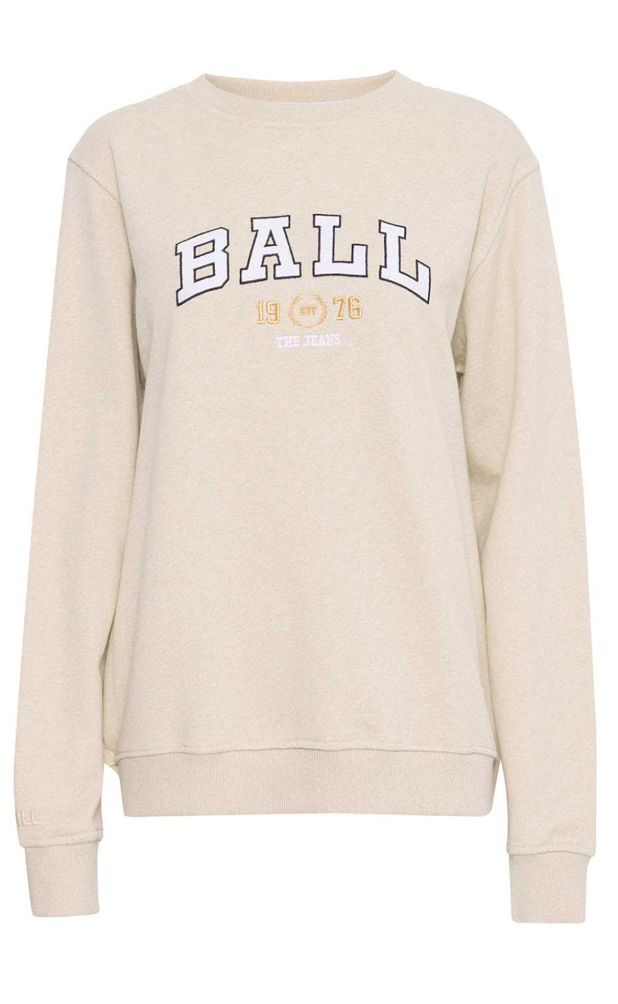 BALL Original Ball Original Sweatshirt - L. Taylor - Beige Melange | Knitwear & Sweat