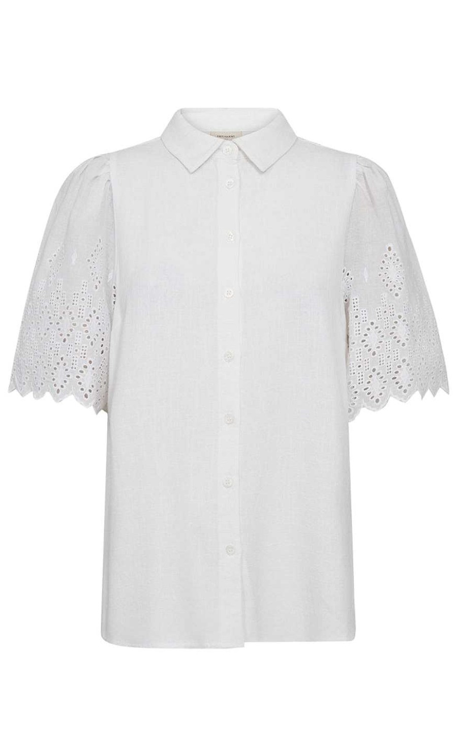 FreeQuent Frequent Shirt - Lara - Brilliant White | Shirts