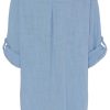 Marta Du Chateau Marta Du Chateau Shirt - 20002 Adelheid - Sky Blue | Shirts