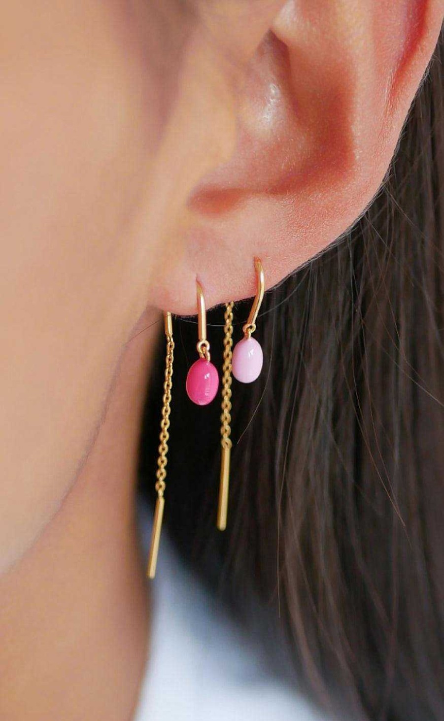 ENAMEL Copenhagen Enamel Copenhagen Earrings - Eleanor - Light Pink | Jewelry