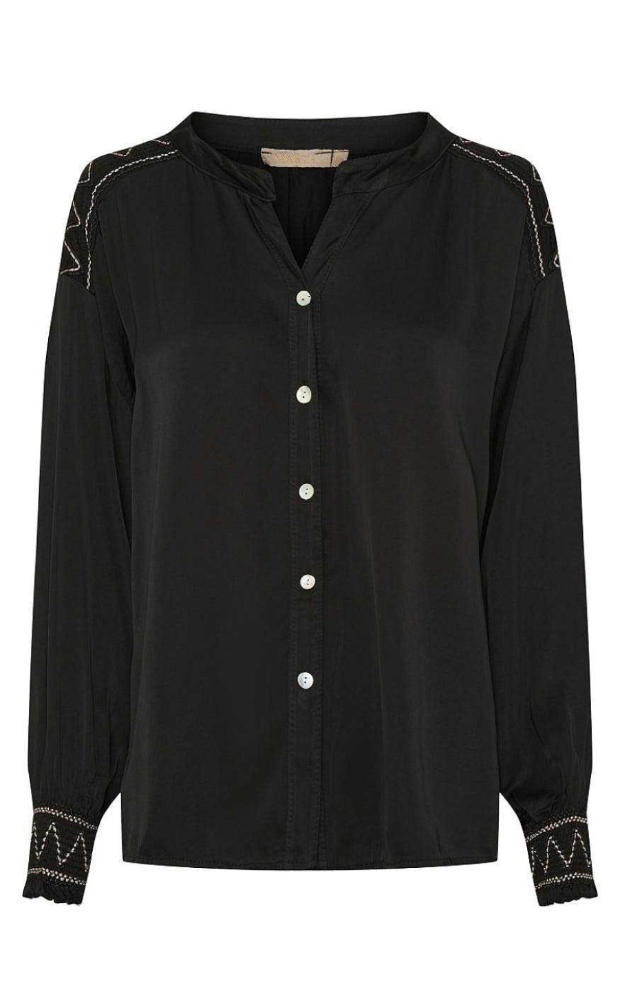 Marta Du Chateau Marta Du Chateau Shirt - Elina 80320 - Black | Shirts