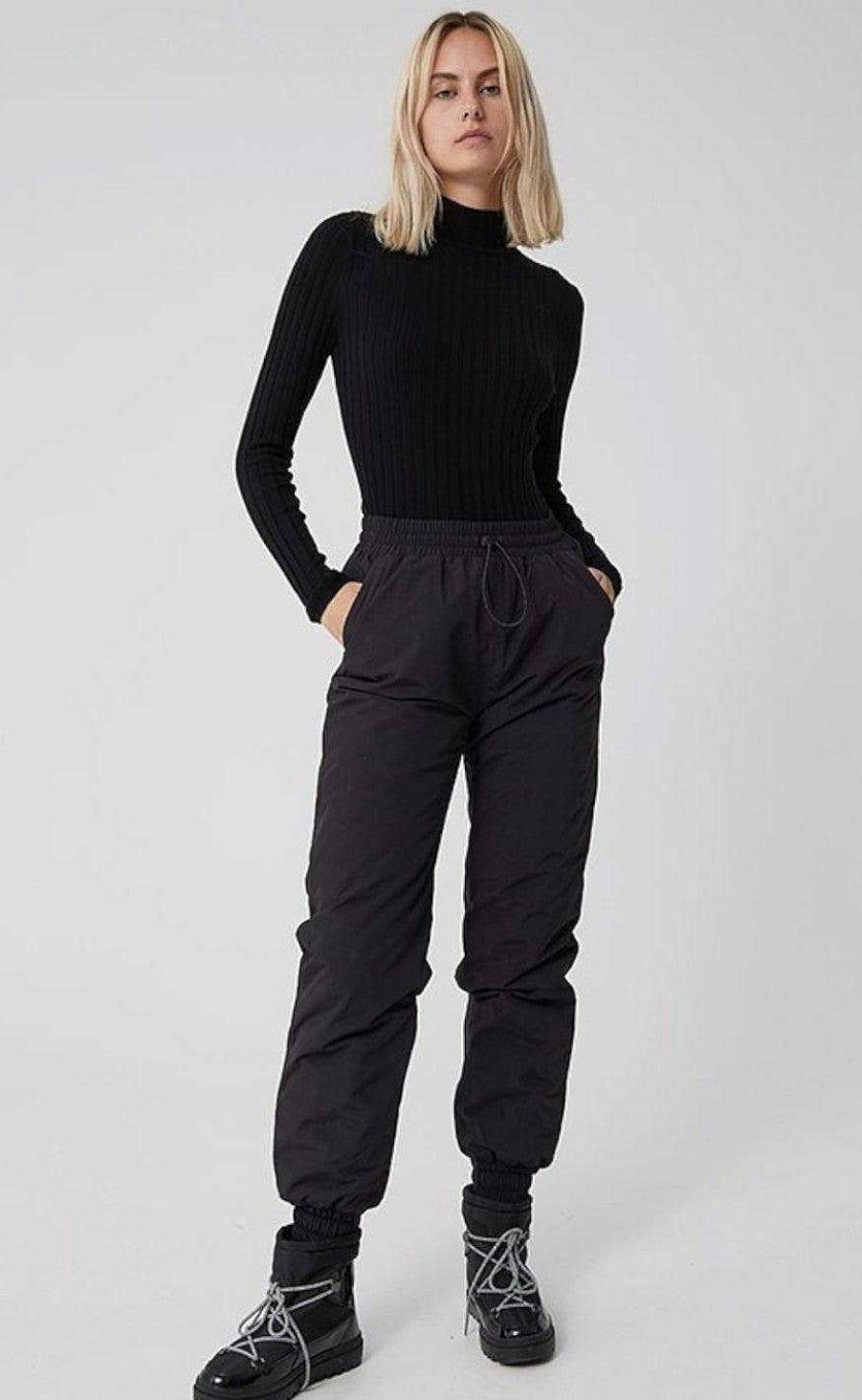 GLOBAL FUNK Global Funk Pants - Milia - Black | Trousers & Jeans