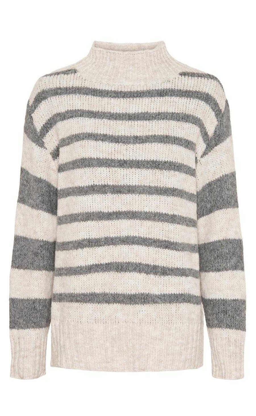 Marta Du Chateau Marta Du Chateau Knit - 22504 Life - Calce/Grigio | Knitwear & Sweat