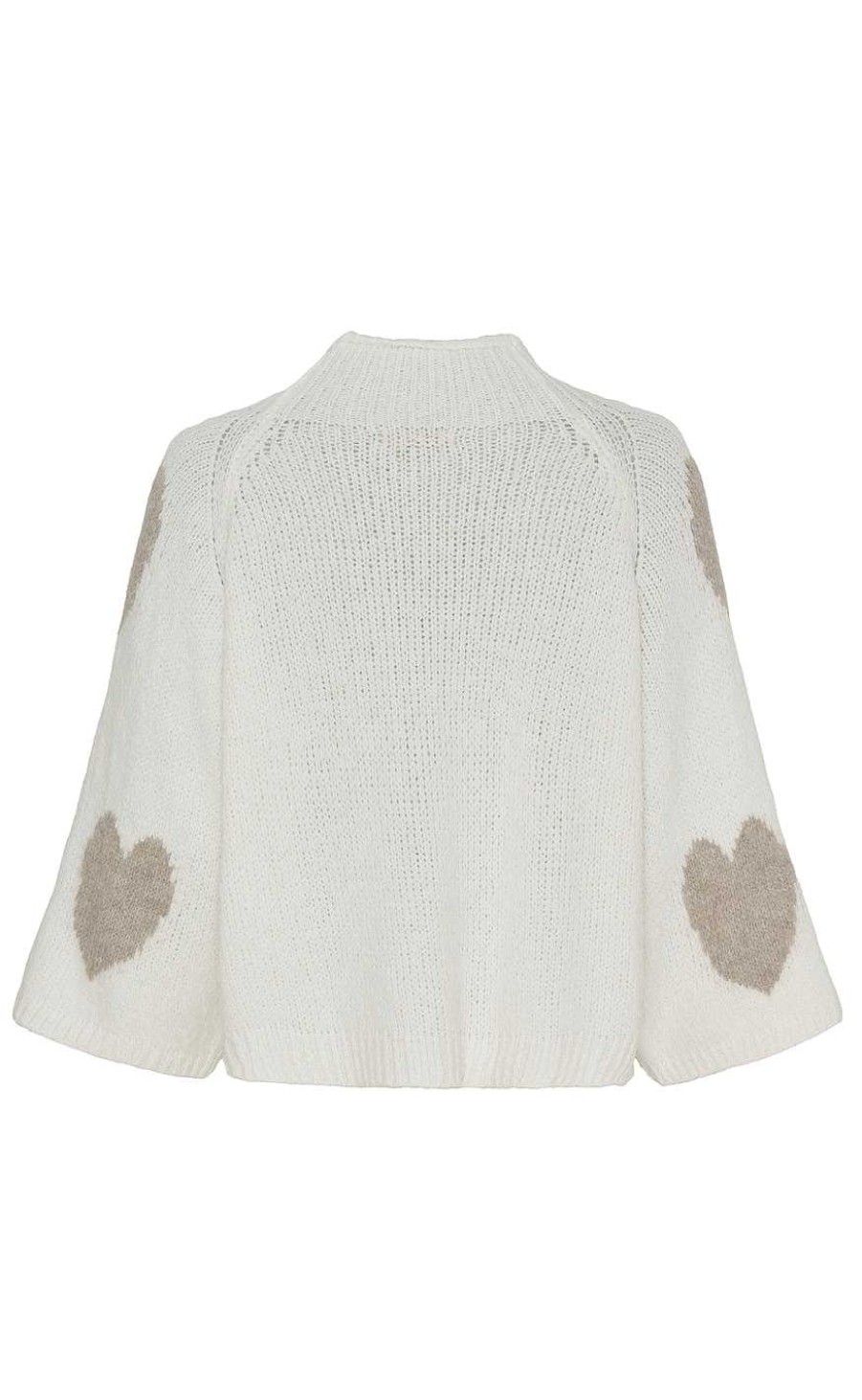 Marta Du Chateau Marta Du Chateau Knit - 23885 Priscilla - Bianco/Beige | Knitwear & Sweat