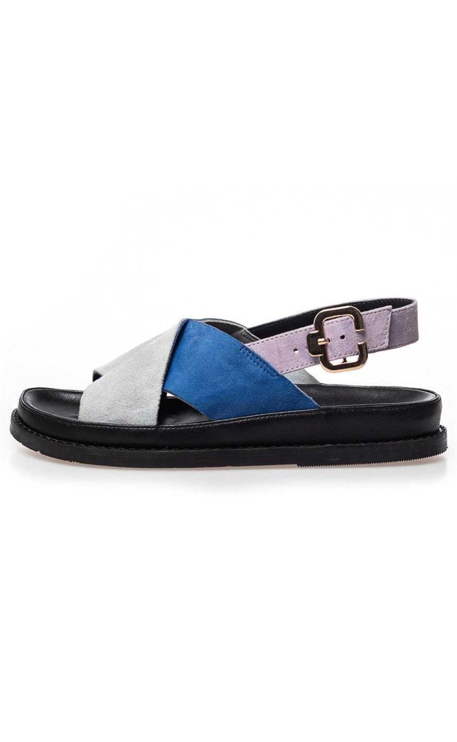 Copenhagen Shoes Copenhagen Shoes Sandals - New Stronger Suede - Blue/Lavender | Shoes, Boots & Sandals