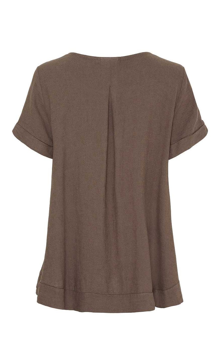 Marta Du Chateau Marta Du Chateau Blouse - 83893 Natalie - Cold Brown | Blouses