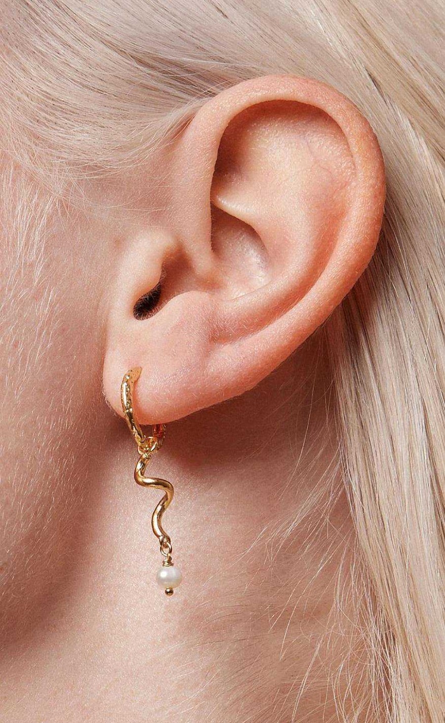 ENAMEL Copenhagen Enamel Copenhagen Earrings - Twist - Gold | Jewelry