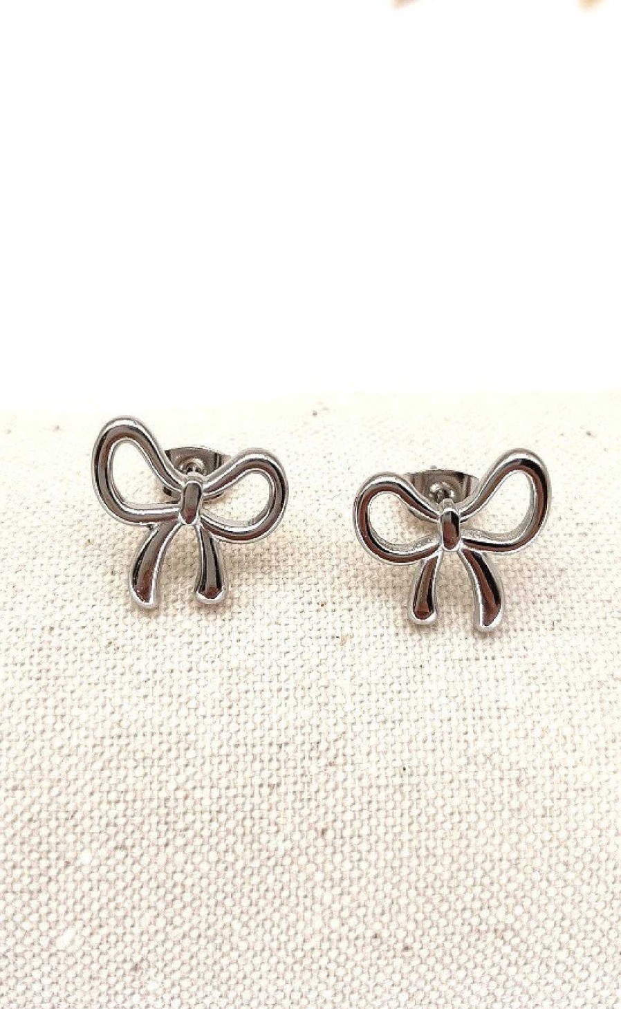 Smykkeli Copenhagen Sykkeli Copenhagen Earrings - Las Vegas Bow - Silver | Jewelry