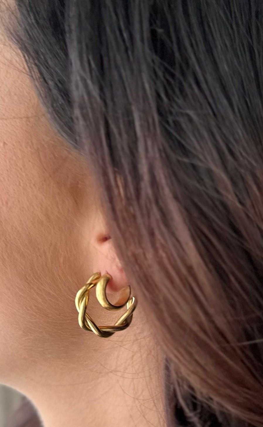 Smykkeli Copenhagen Sykkeli Copenhagen Earrings / Hoops - Ibiza - Gold | Jewelry