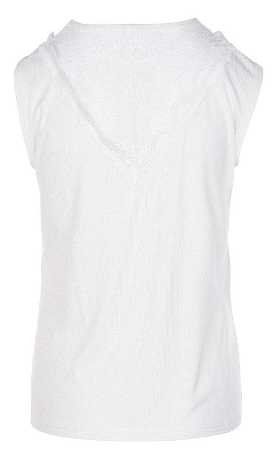 One Two Luxzuz One Two Luxzuz Top - Amelia - Cream | T-Shirts & Tops