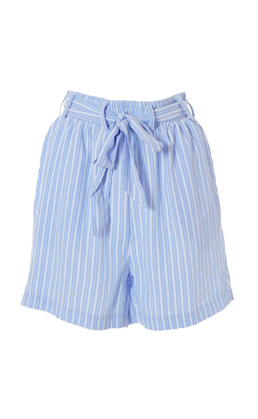 INA Copenhagen Ina Copenhagen Shorts - Grace - Blue/White Stripe | Shorts