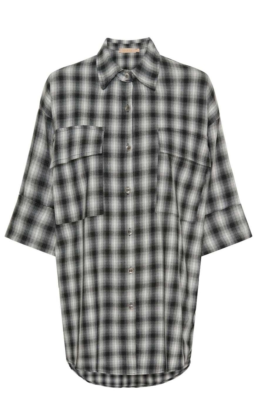 Marta Du Chateau Marta Du Chateau Shirt - 67668 Britney - Grey | Shirts