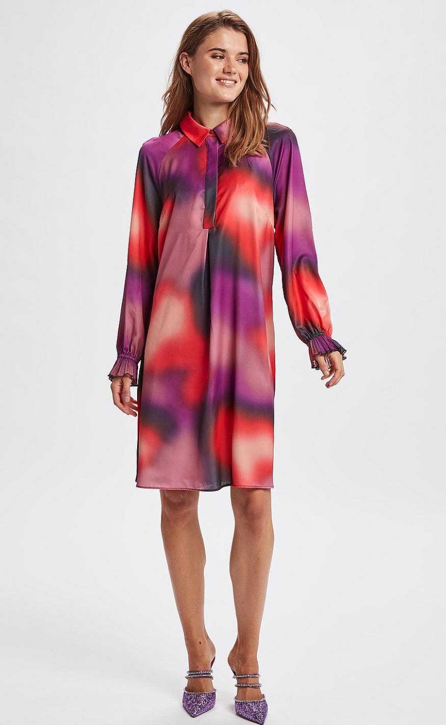 Nümph Numph Dress - Ulrike - Vibrant Orchid | Dresses