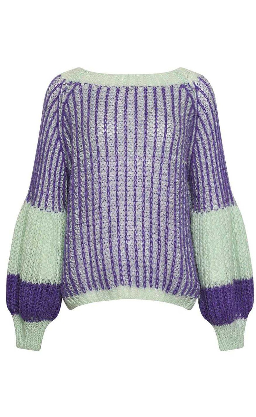 NOELLA Noella Sweater - Liana - Lilac/Sage | Knitwear & Sweat