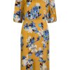 LOVEu0026DIVINE Love & Divine Dress - Love918 - Golden/Blue Flower | Dresses