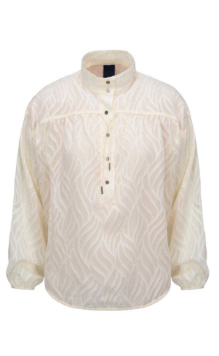 One Two Luxzuz One Two Luxzuz Blouse - Rosi - Coconut Milk | Blouses