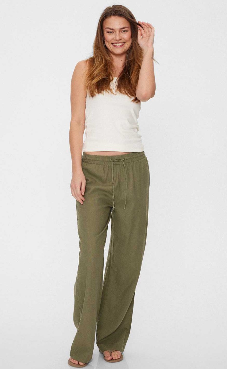 FreeQuent Freequent Pants - Lava - Deep Lichen Green | Trousers & Jeans