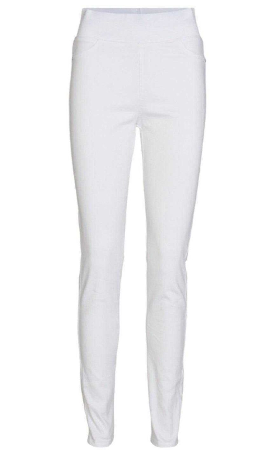 FreeQuent Freequent Pants - Shantal Denim - Bright White | Trousers & Jeans