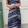 INA Copenhagen Ina Copenhagen Dress - Klara - Navy Tie Dye | Dresses