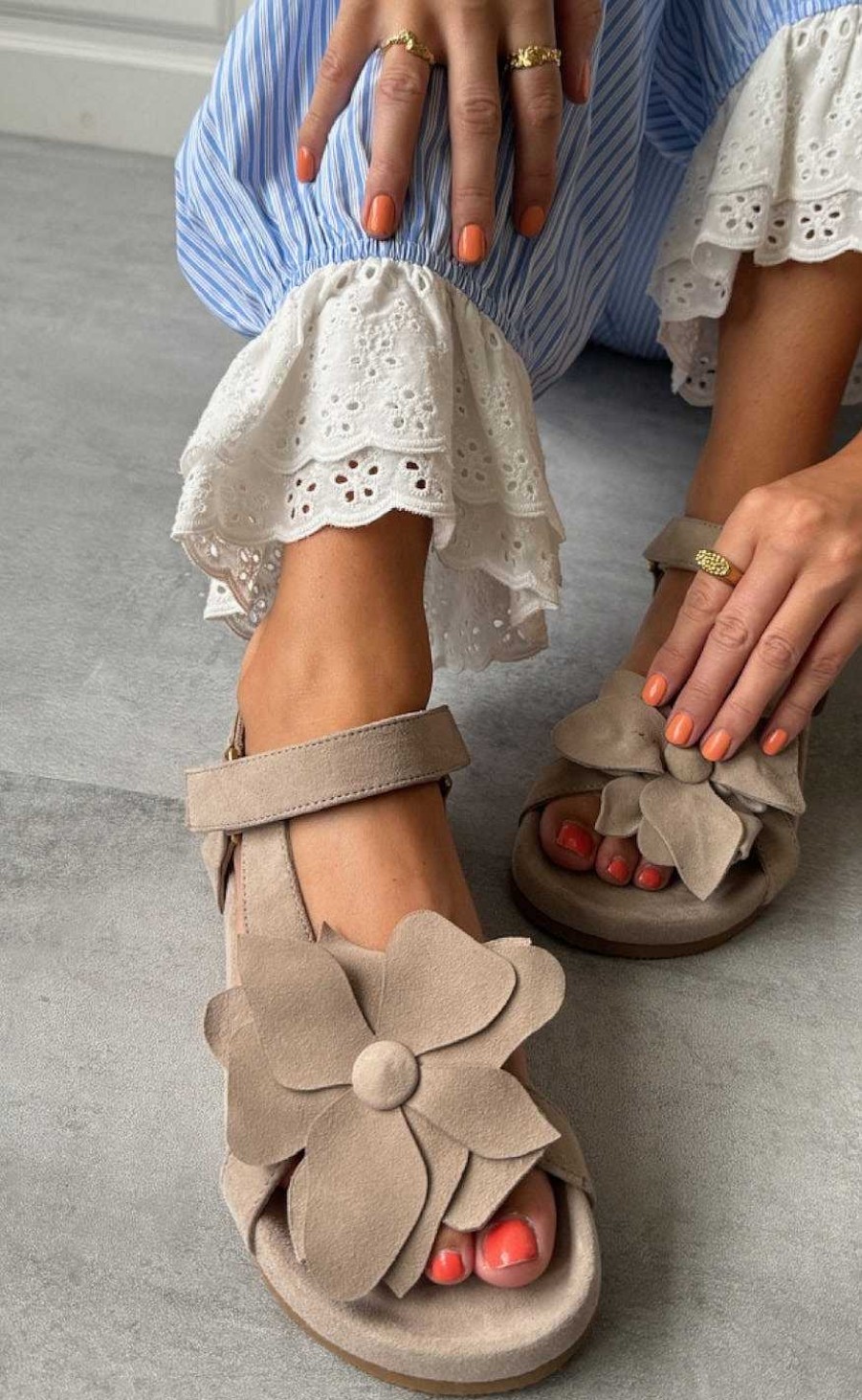 Copenhagen Shoes Copenhagen Shoes Sandals - My Flowers - Biscuit | Shoes, Boots & Sandals