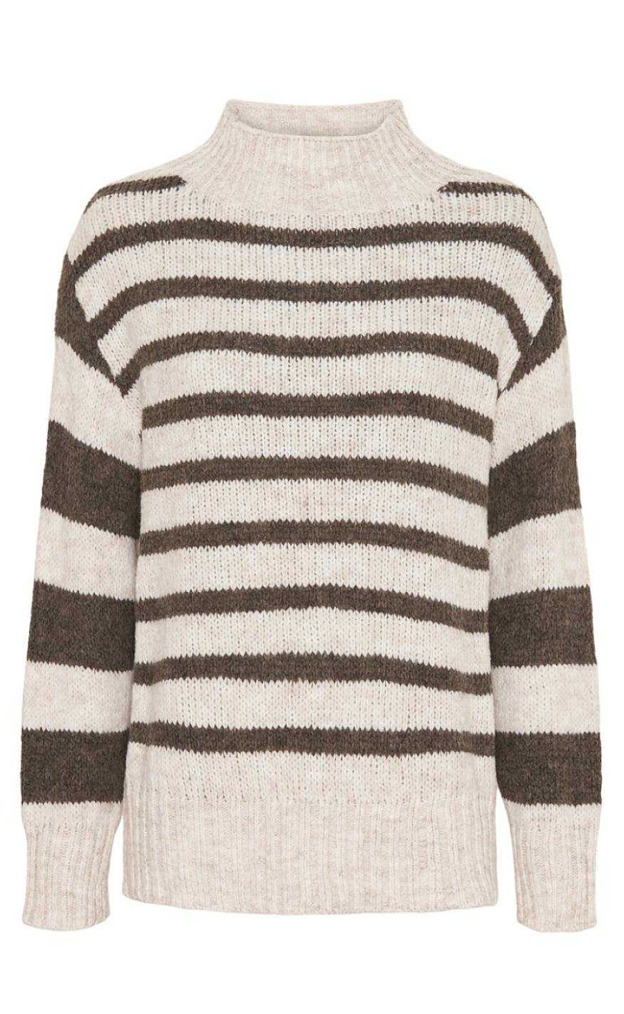 Marta Du Chateau Marta Du Chateau Knit - 22504 Life - Calce/Fango | Knitwear & Sweat