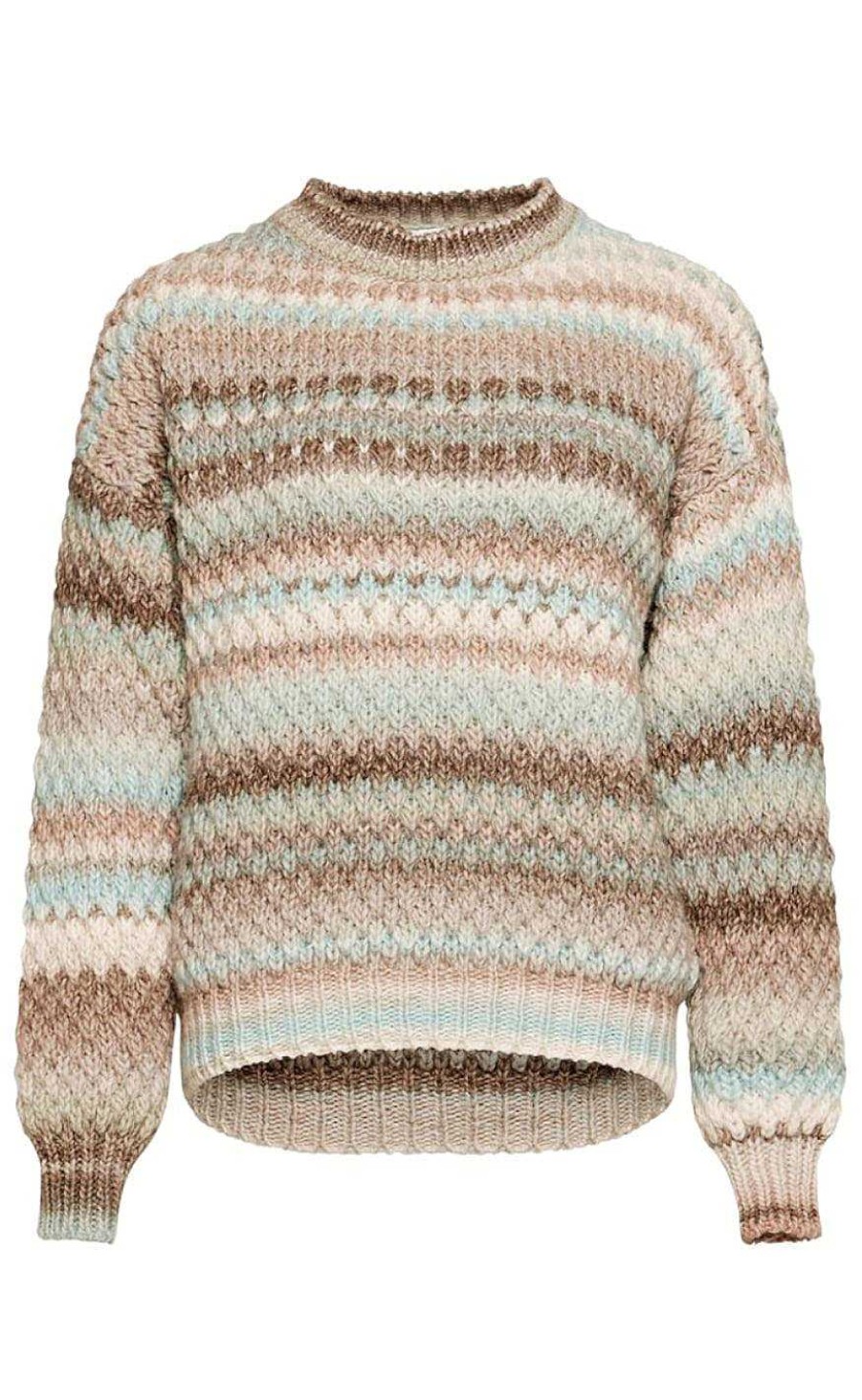 NOELLA Noella Sweater - Gio - Beige Mix | Knitwear & Sweat