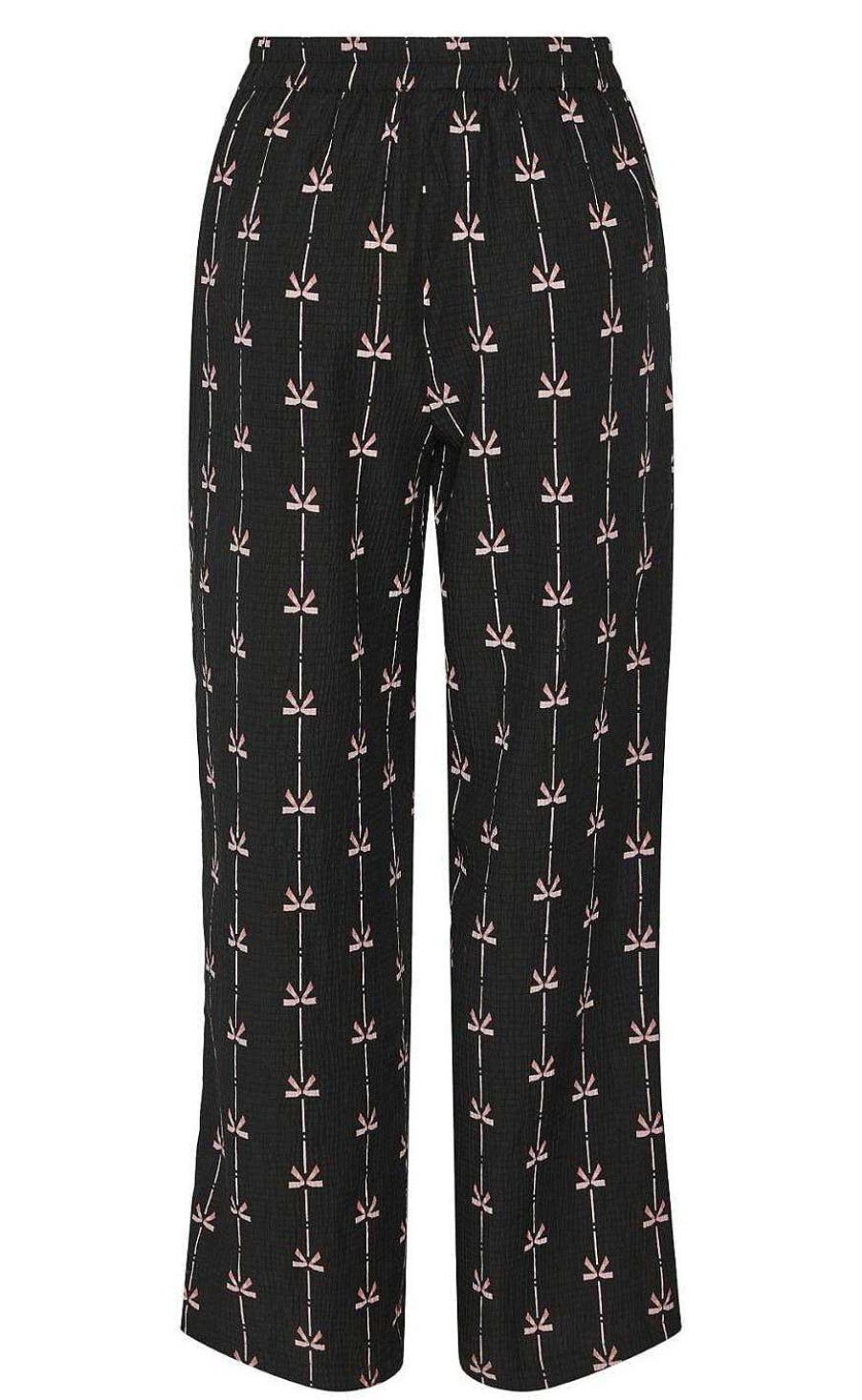 PIECES Pieces Pants - Bow - Black Bows | Trousers & Jeans