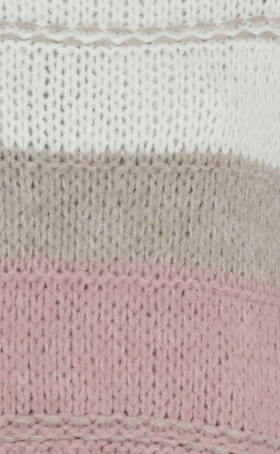 Marta Du Chateau Marta Du Chateau Knit - 23822 Maddy - Bianco/ Beige/ Cipria | Knitwear & Sweat