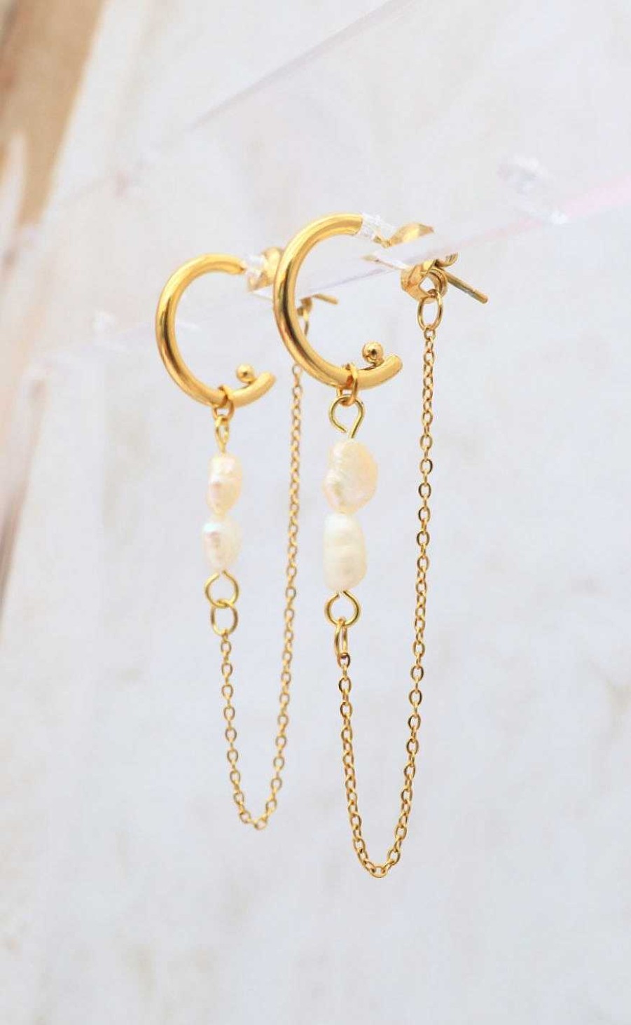 Smykkeli Copenhagen Sykkeli Copenhagen Earrings - Lund - Gold | Jewelry