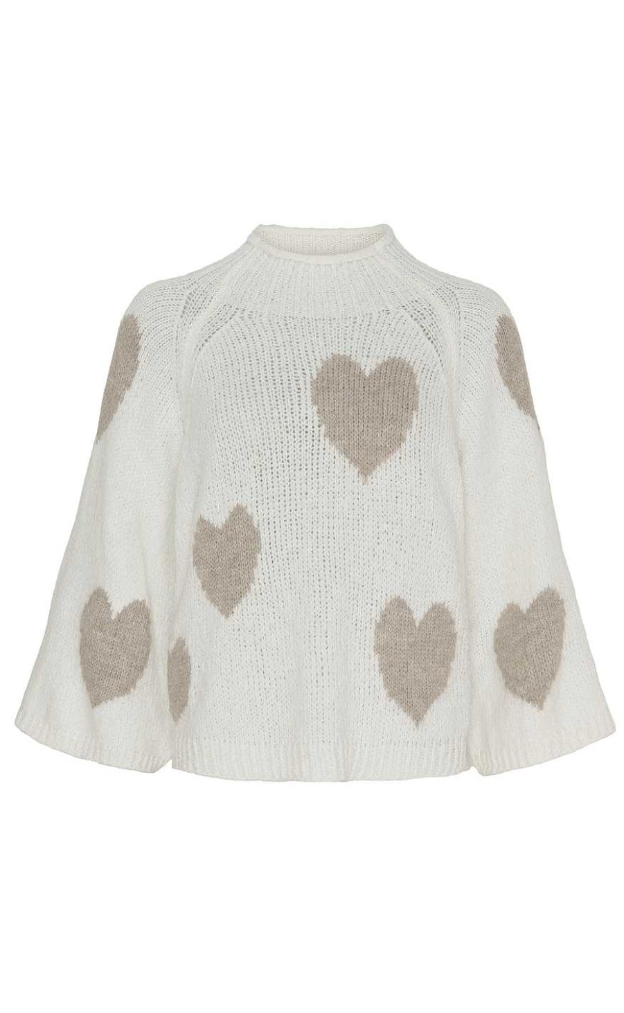 Marta Du Chateau Marta Du Chateau Knit - 23885 Priscilla - Bianco/Beige | Knitwear & Sweat