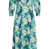 LOVEu0026DIVINE Love & Divine Dress - Love914-4 - Green Waterprint | Dresses