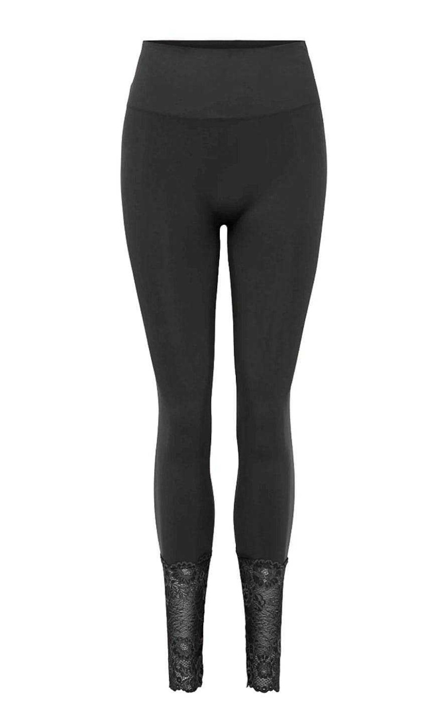 TIM u0026 SIMONSEN Tim & Simonsen Leggings - Martha Lace - Nero | Leggings