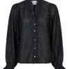 NEO NOIR Neo Noir Blouse - Brielle Glitter - Black | Blouses