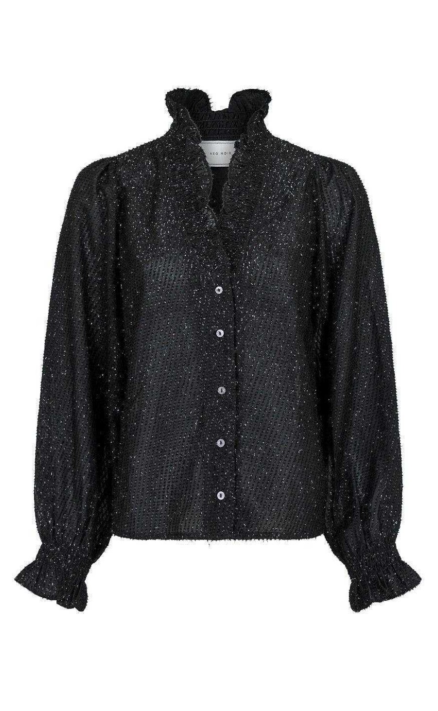 NEO NOIR Neo Noir Blouse - Brielle Glitter - Black | Blouses