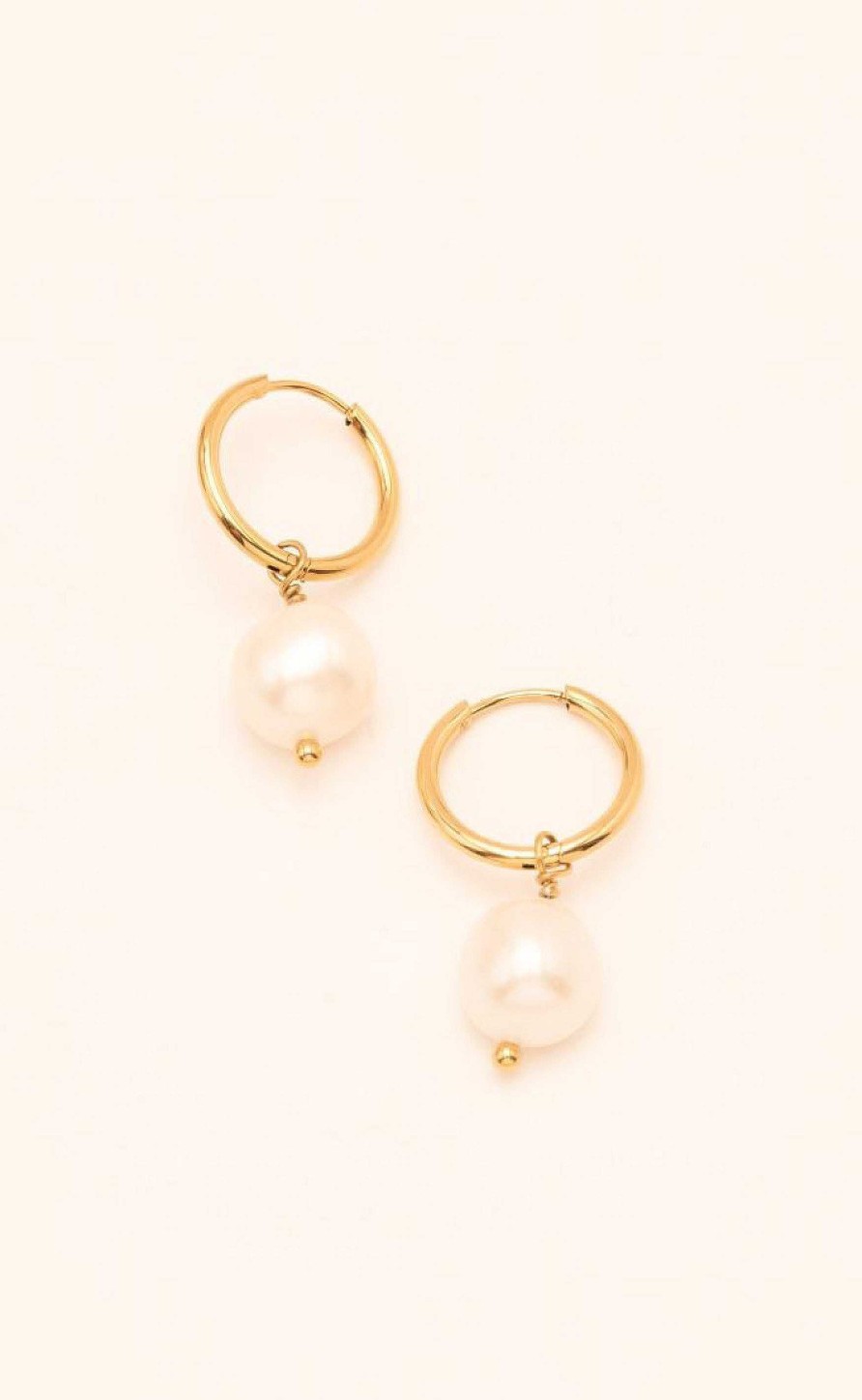 Smykkeli Copenhagen Sykkeli Copenhagen Earrings - Tokyo - Gold W. Freshwater Pearl | Jewelry