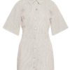 NOELLA Noella Dress - Benita - Beige/White | Dresses