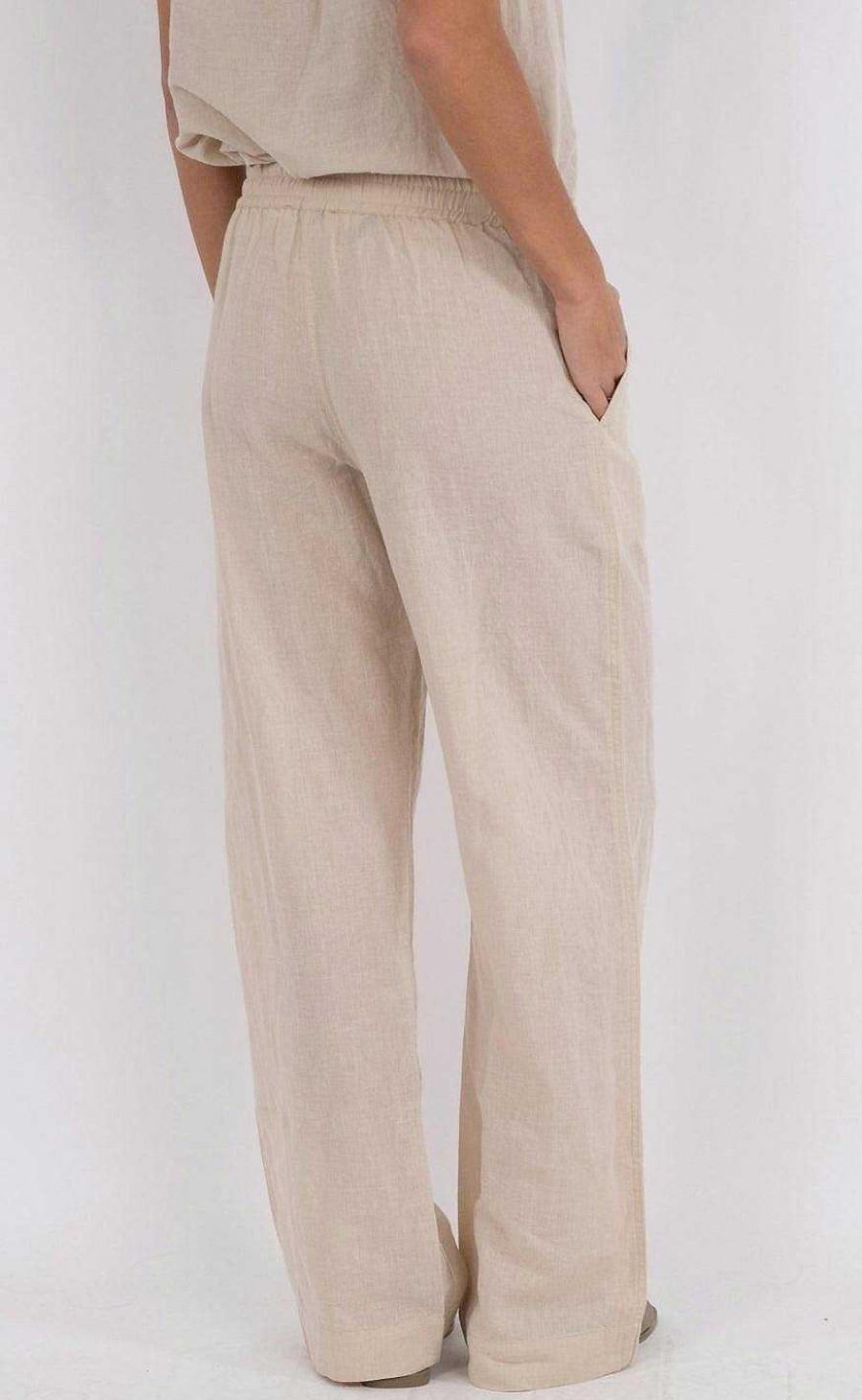 NEO NOIR Neo Noir Pants - Sonar - Sand | Trousers & Jeans