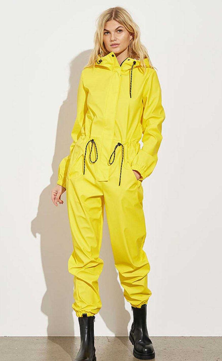 GLOBAL FUNK Global Funk Rainsuit - Tiya-G - Yellow Dandelion | Flight Suits