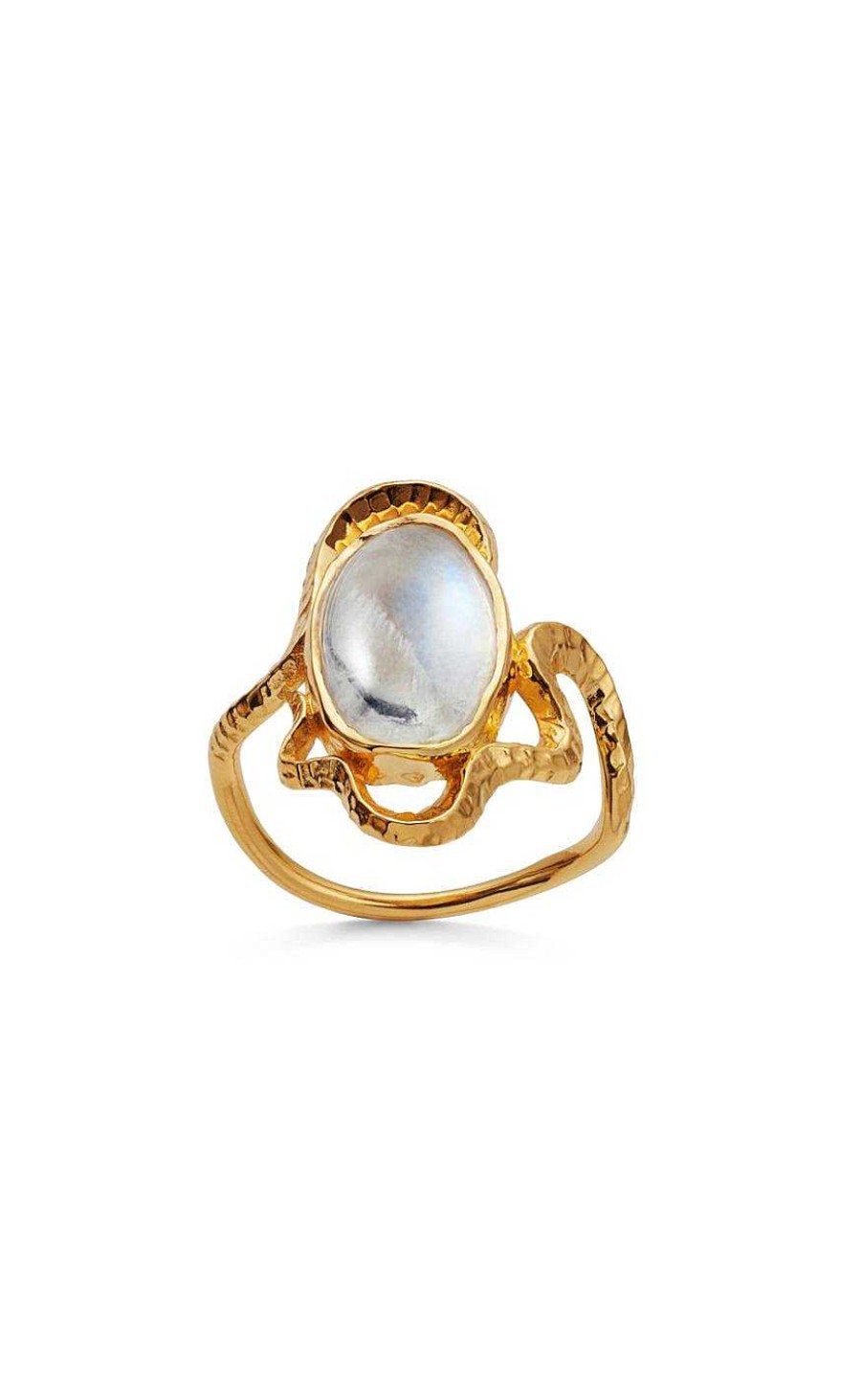 Maanesten Moonstone Ring - Siren - Gold | Jewelry