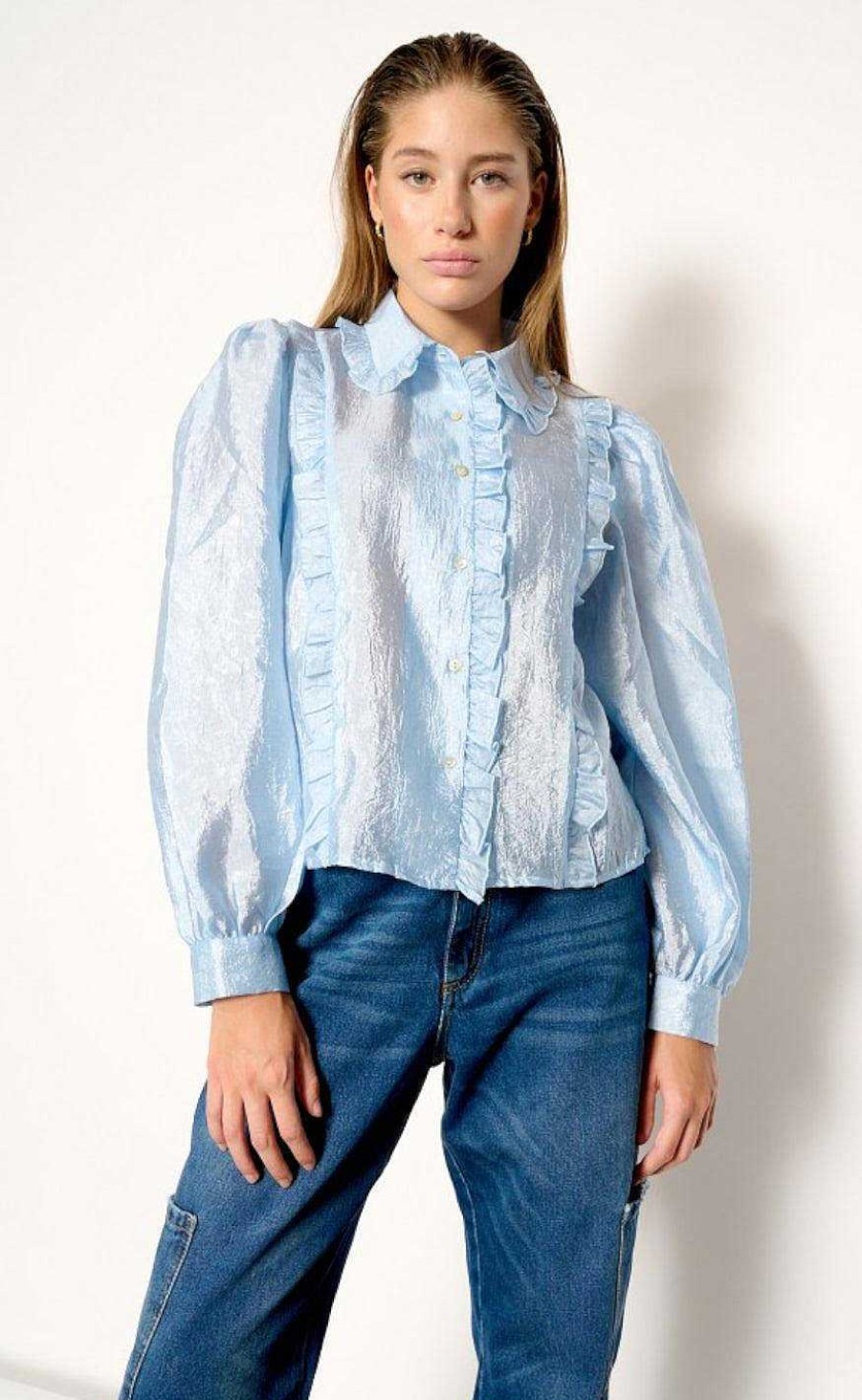 NOELLA Noella Shirt - Amirah - Light Blue | Shirts