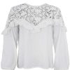 Black Colour Black Color Blouse - Jolanda - White | Blouses