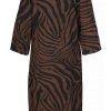 One Two Luxzuz One Two Luxzuz Dress - Karopa - Chestnut | Dresses